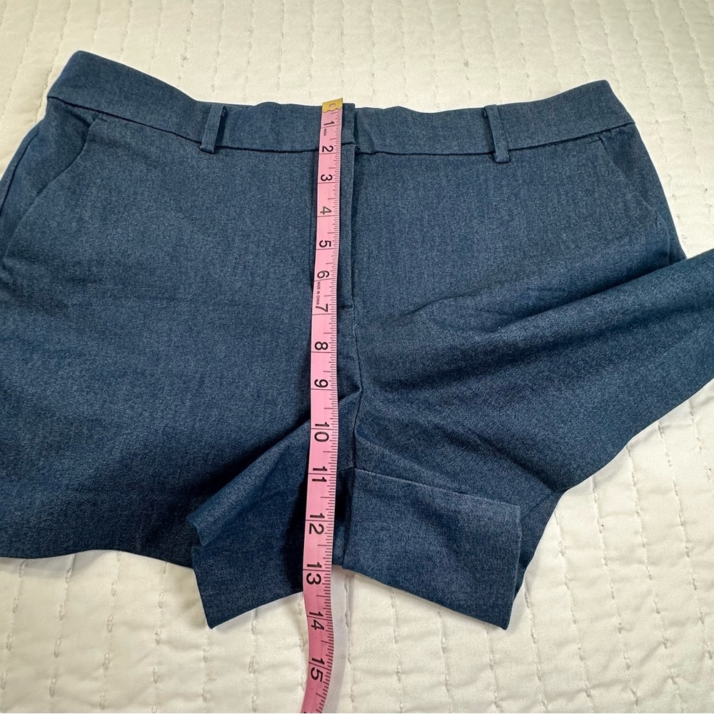 LOFT The Riviera Shorts in Refine Denim High Waist in Blue - Picture 14 of 15